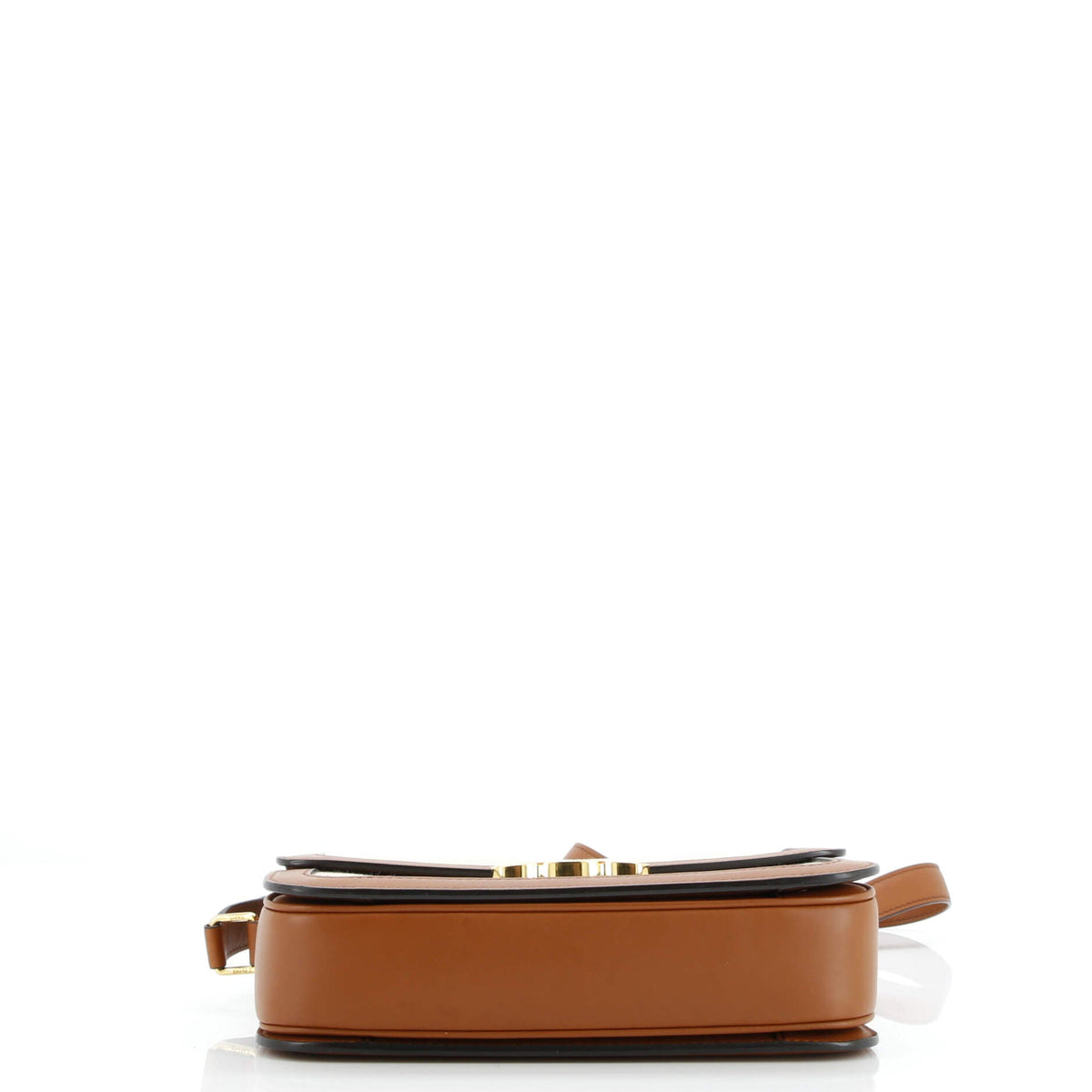 Triomphe Shoulder Bag Canvas with Leather Medium