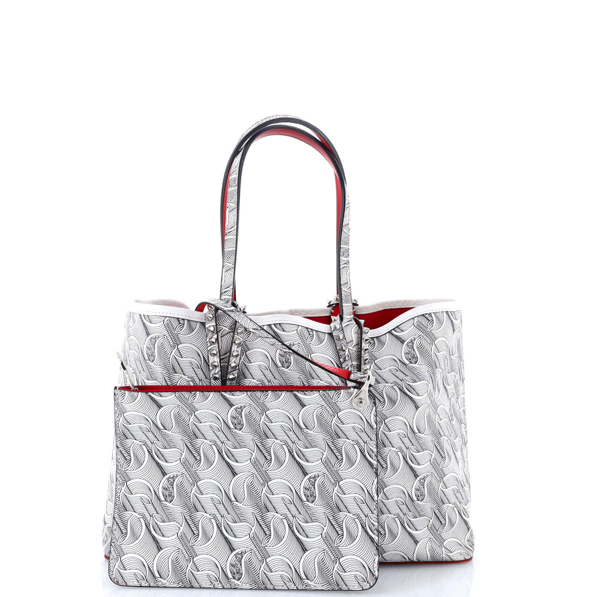 Cabata East West Tote CL Monogram Canvas Small