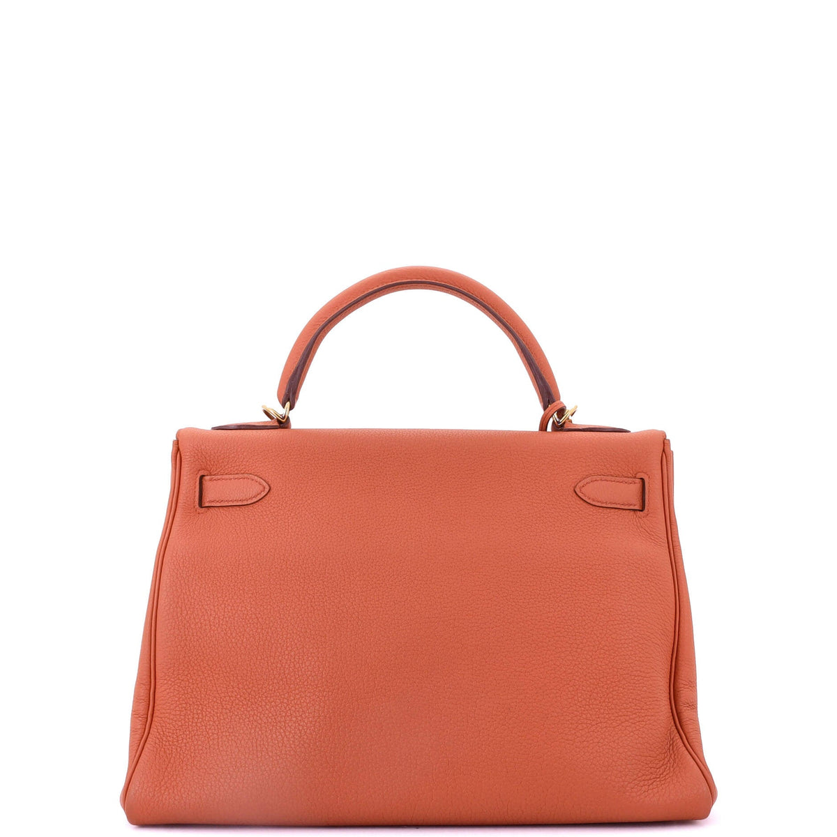 Kelly Handbag Terre Battue Togo with Gold Hardware 32