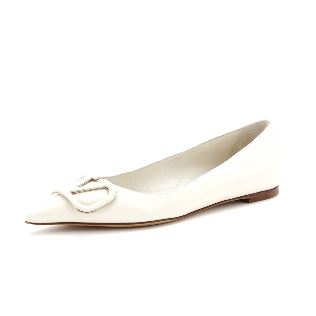 Women's VLogo Flats Leather
