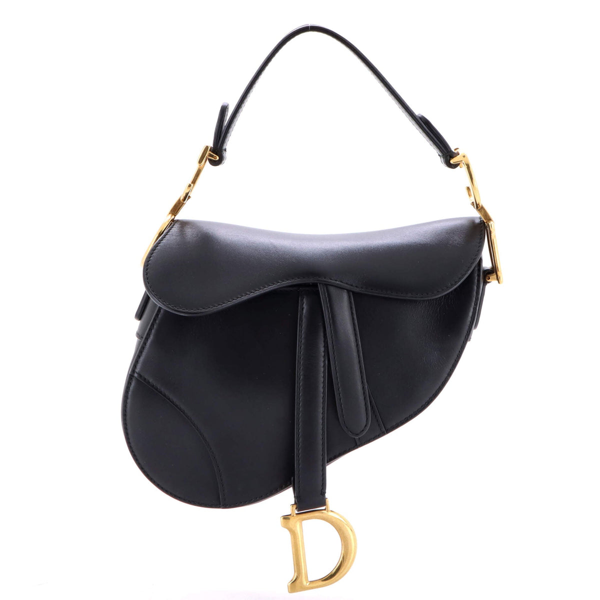 Saddle Handbag Leather Mini