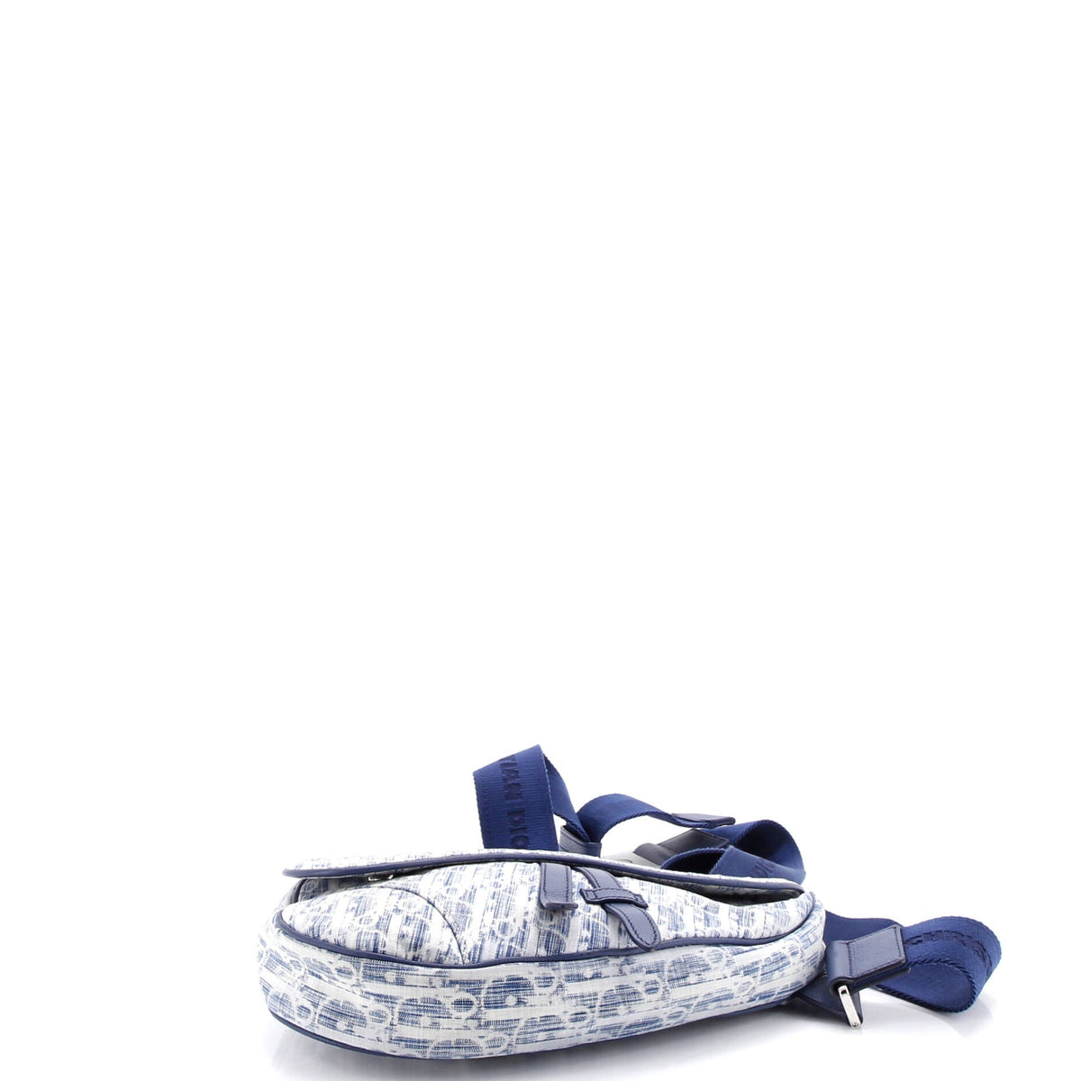 Saddle Crossbody Bag Oblique Kasuri Jacquard