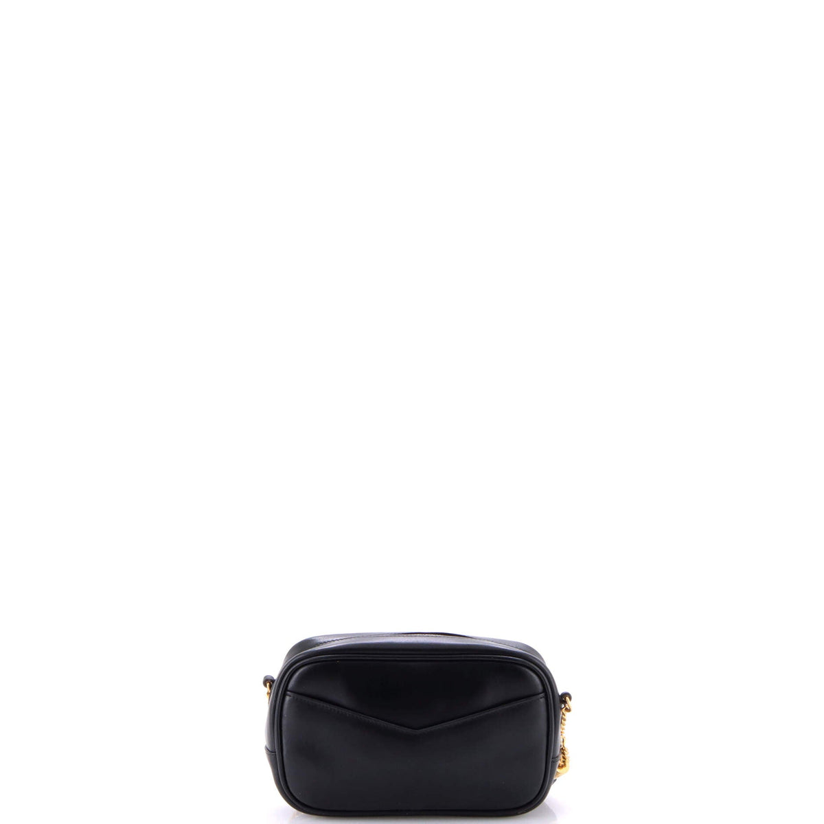 Lou Camera Bag Printed Canvas and Leather Mini