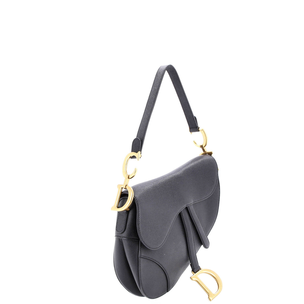 Saddle Handbag Leather Medium