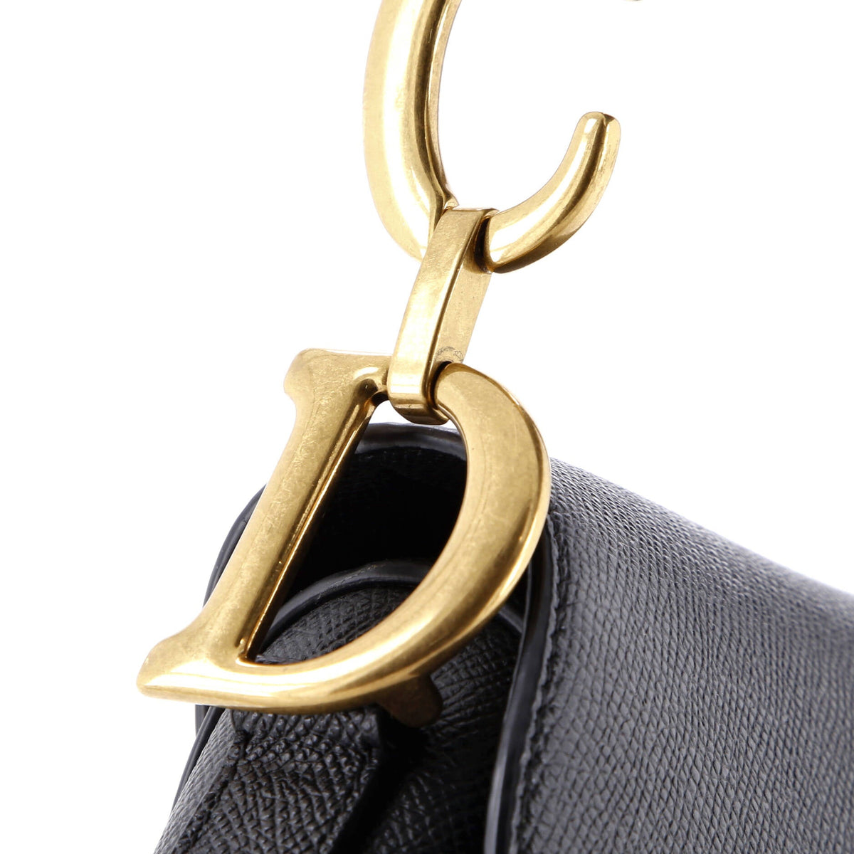 Saddle Handbag Leather Medium