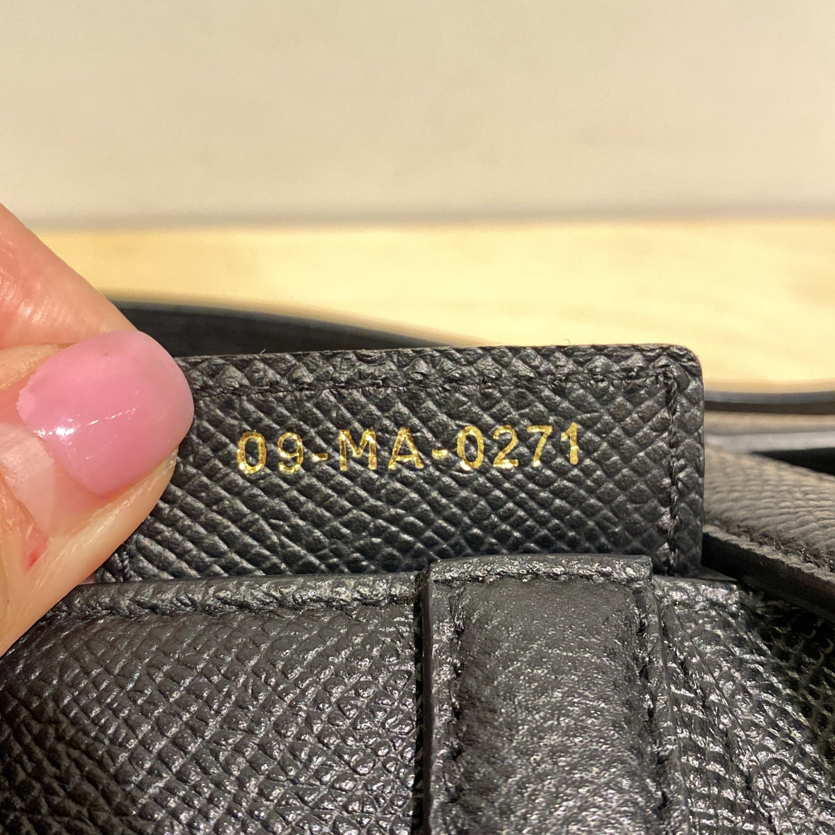 Saddle Handbag Leather Medium