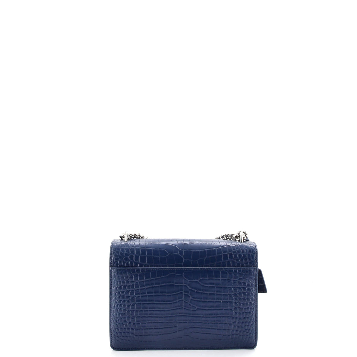 Sunset Crossbody Bag Crocodile Embossed Leather Medium