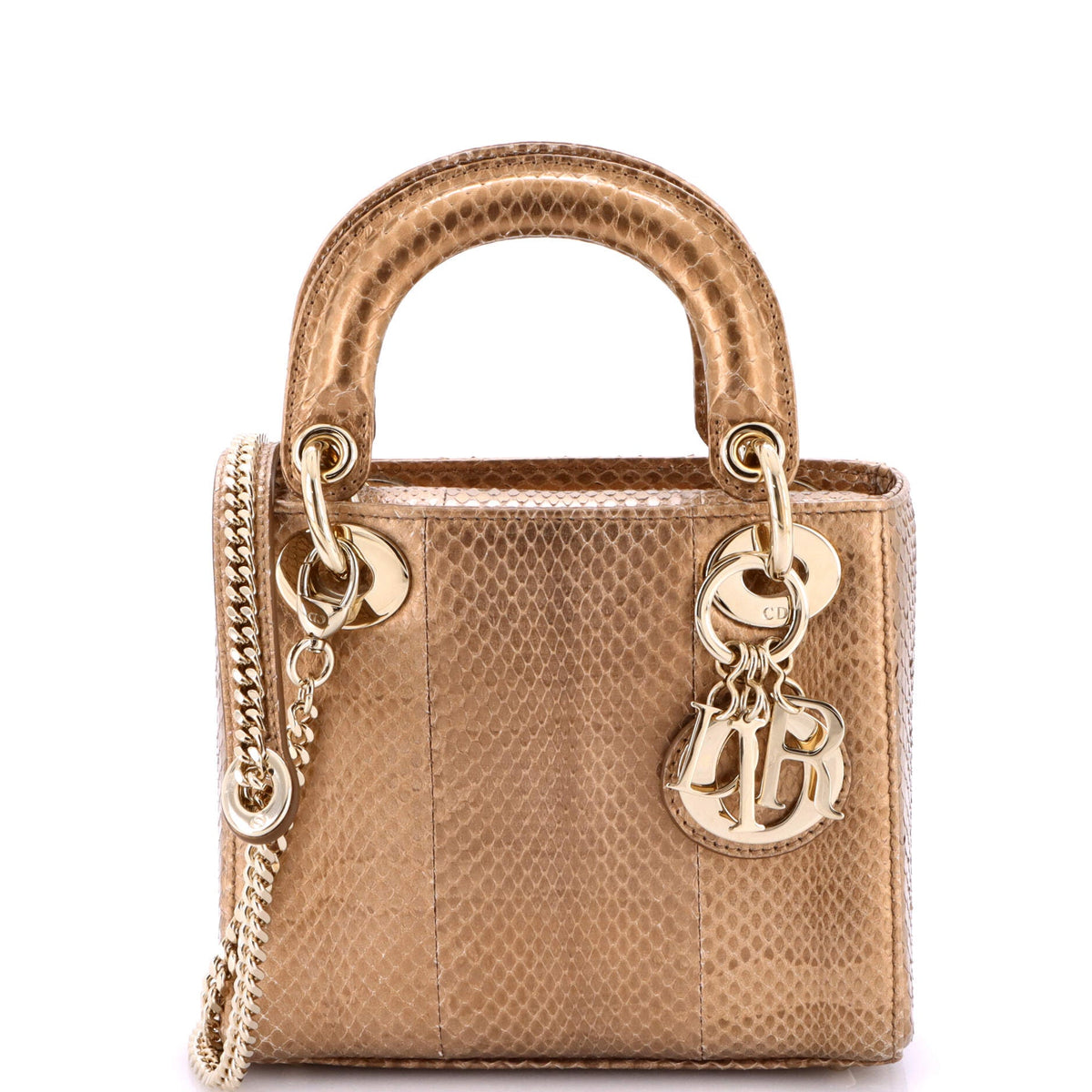 Lady Dior Chain Bag Python Mini