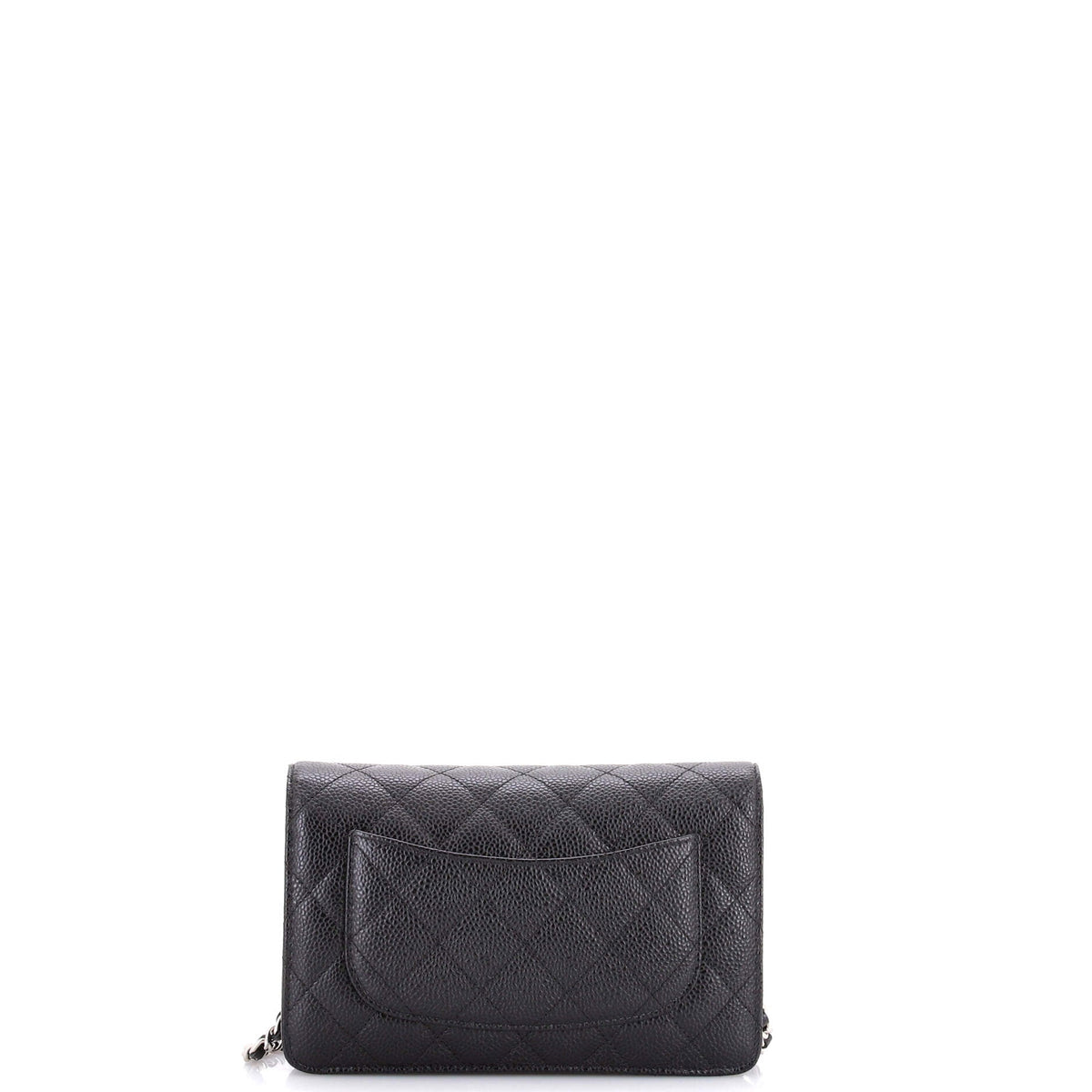 Wallet on Chain Quilted Caviar