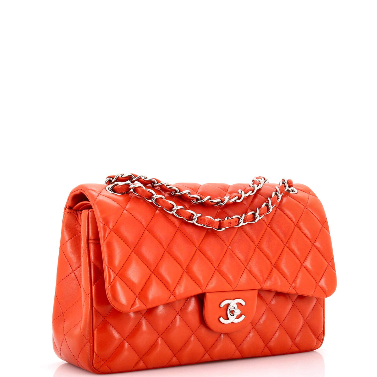 Classic Double Flap Bag Quilted Lambskin Jumbo