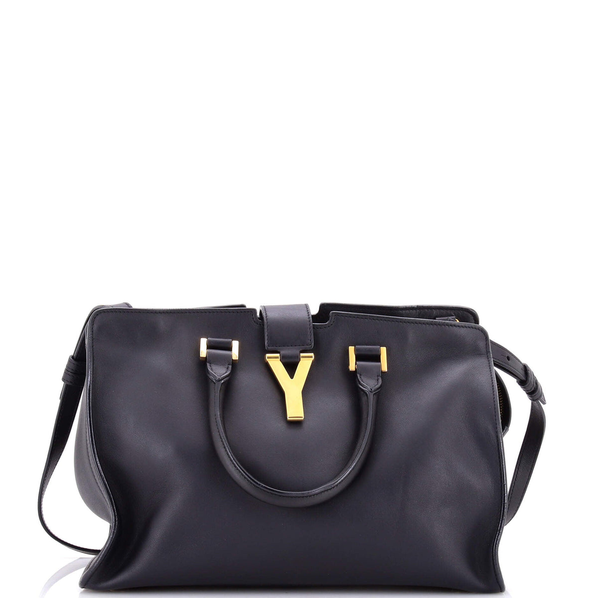 Classic Y Cabas Leather Small
