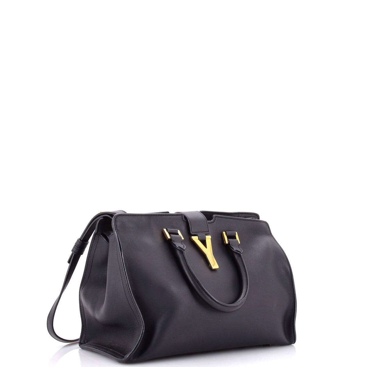 Classic Y Cabas Leather Small