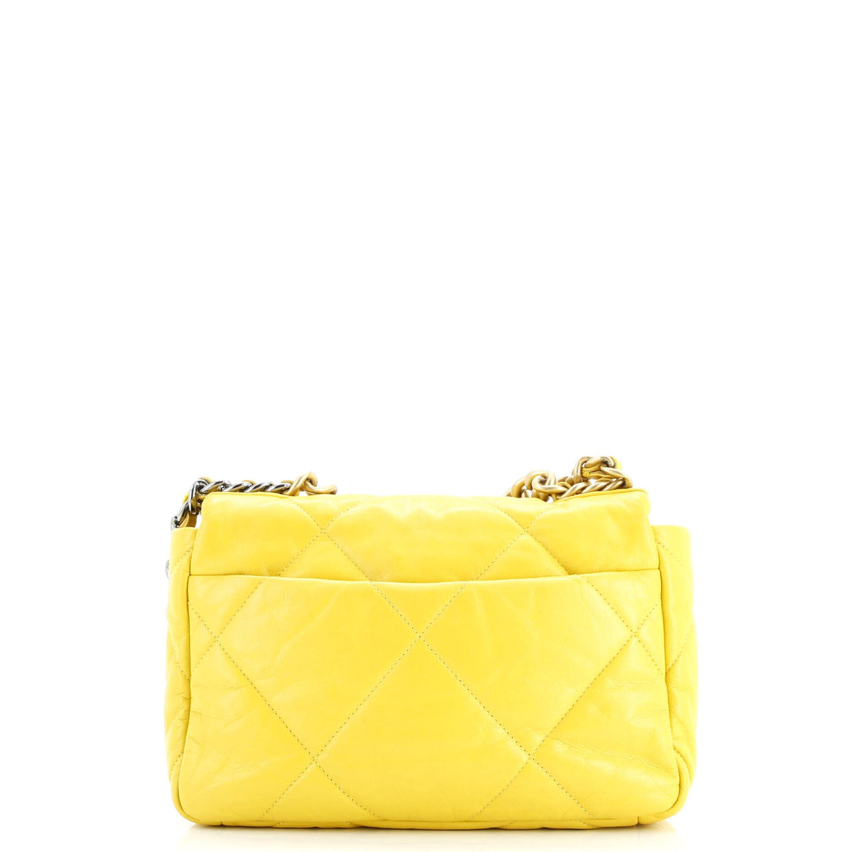 19 Flap Bag Quilted Leather Medium