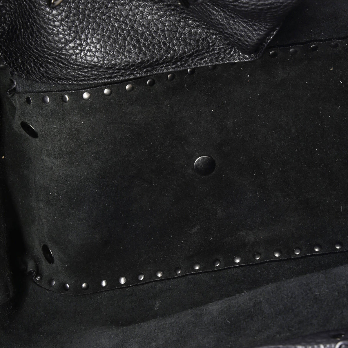Rolling Rockstud Tote Leather with Cabochons Medium