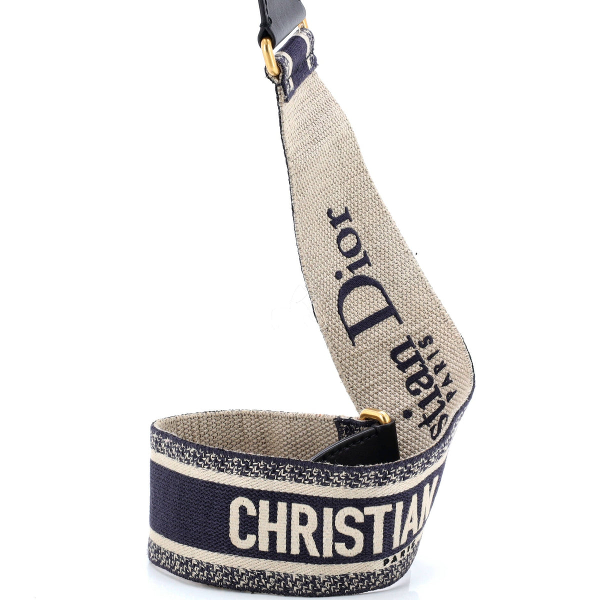 Logo Shoulder Strap Embroidered Canvas