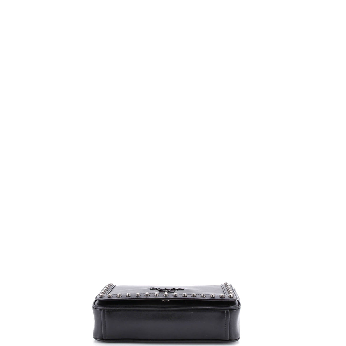 Chain Flap Bag Studded Glace Calf Small
