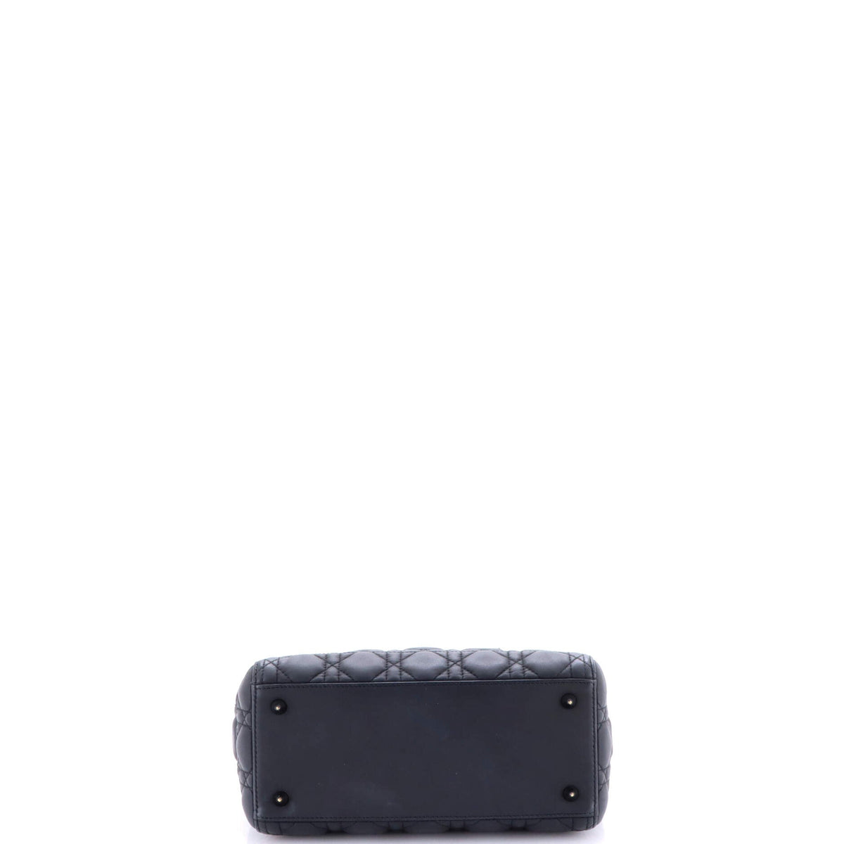 Ultra Matte Lady Dior Bag Cannage Quilt Calfskin Medium