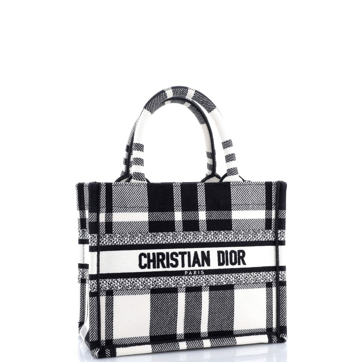 Book Tote Embroidered Canvas Small