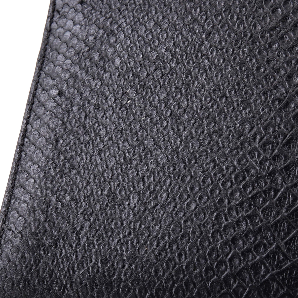 Classic Monogram Tassel Crossbody Bag Python Embossed Leather Medium