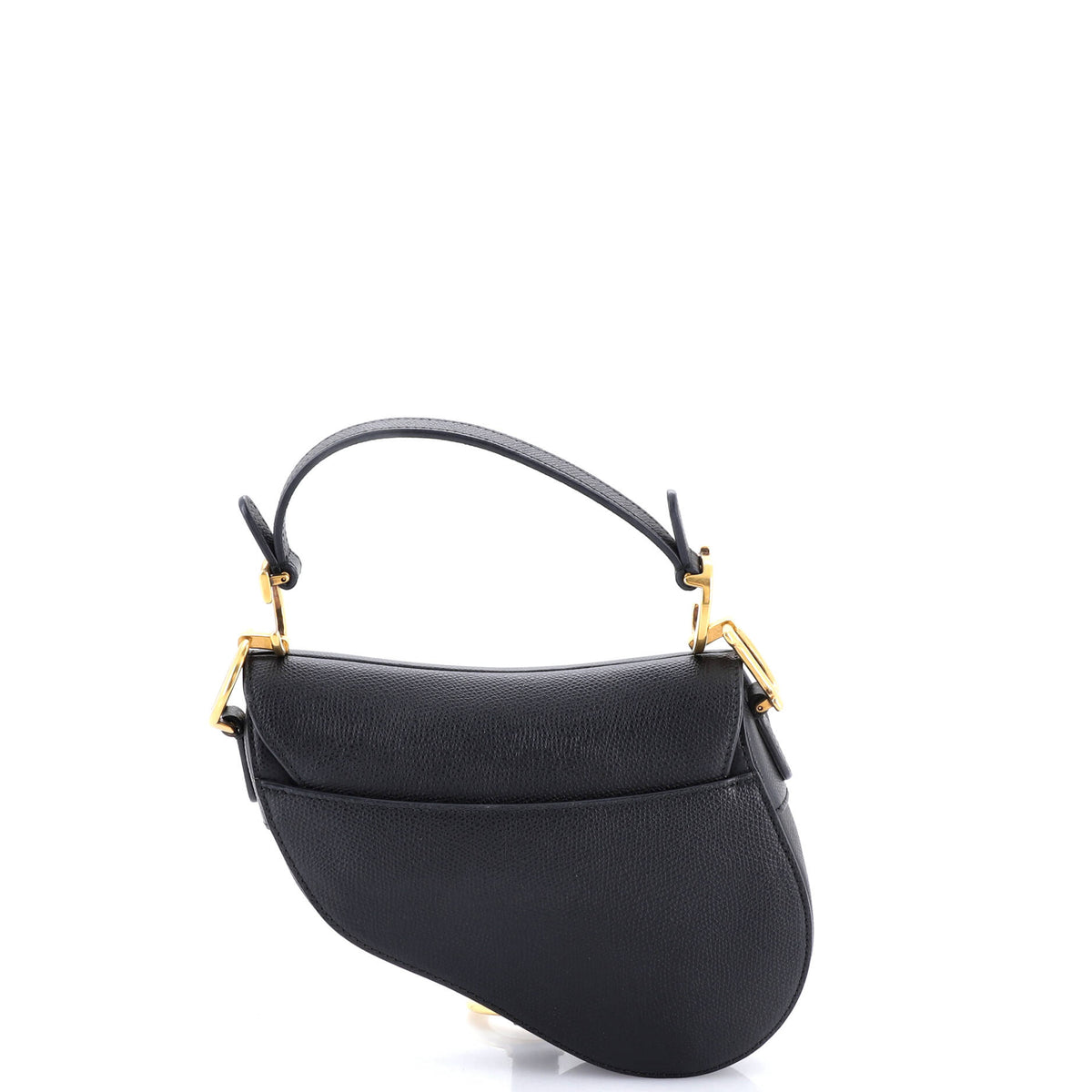 Saddle Handbag Leather Mini