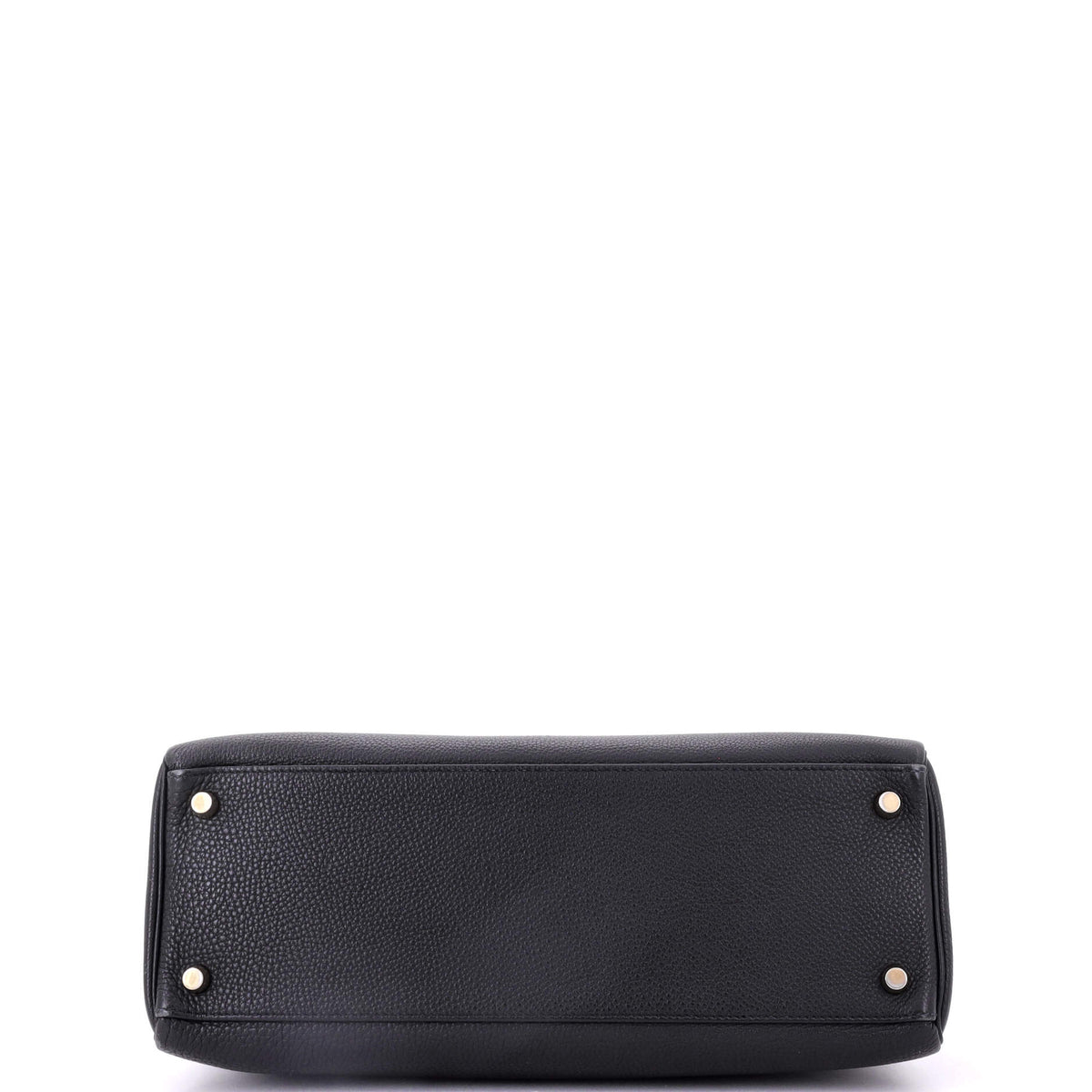 Kelly Handbag Noir Togo with Gold Hardware 32