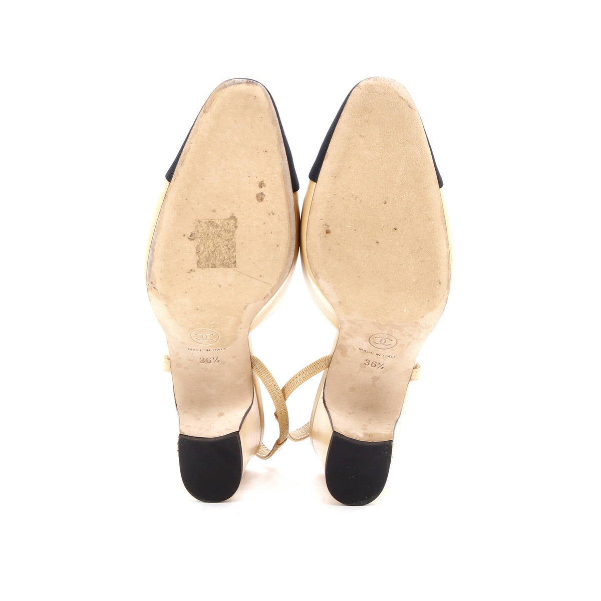 Women’s Cap Toe Slingback Pumps Leather
