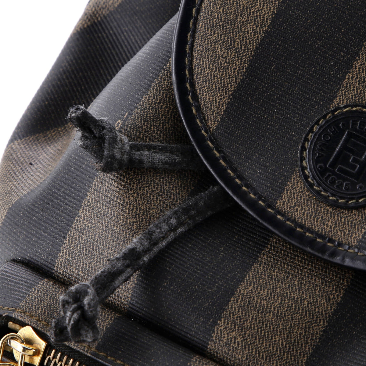 Pequin Front Pocket Backpack Coated Canvas Small