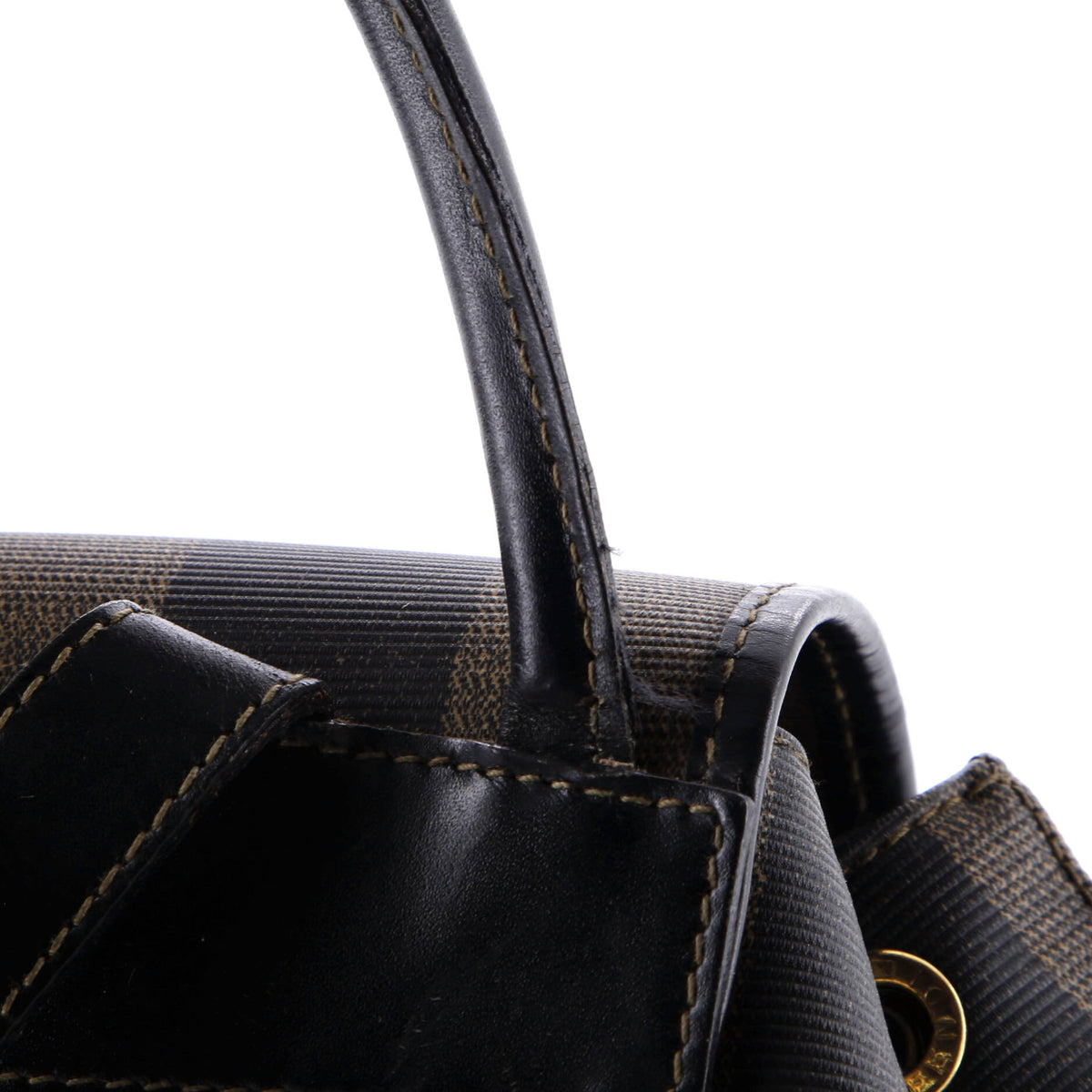 Pequin Front Pocket Backpack Coated Canvas Small