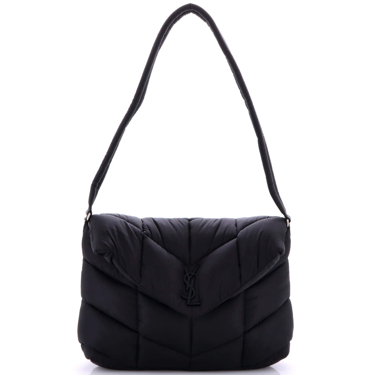 Loulou Puffer Messenger Bag Quilted Econyl