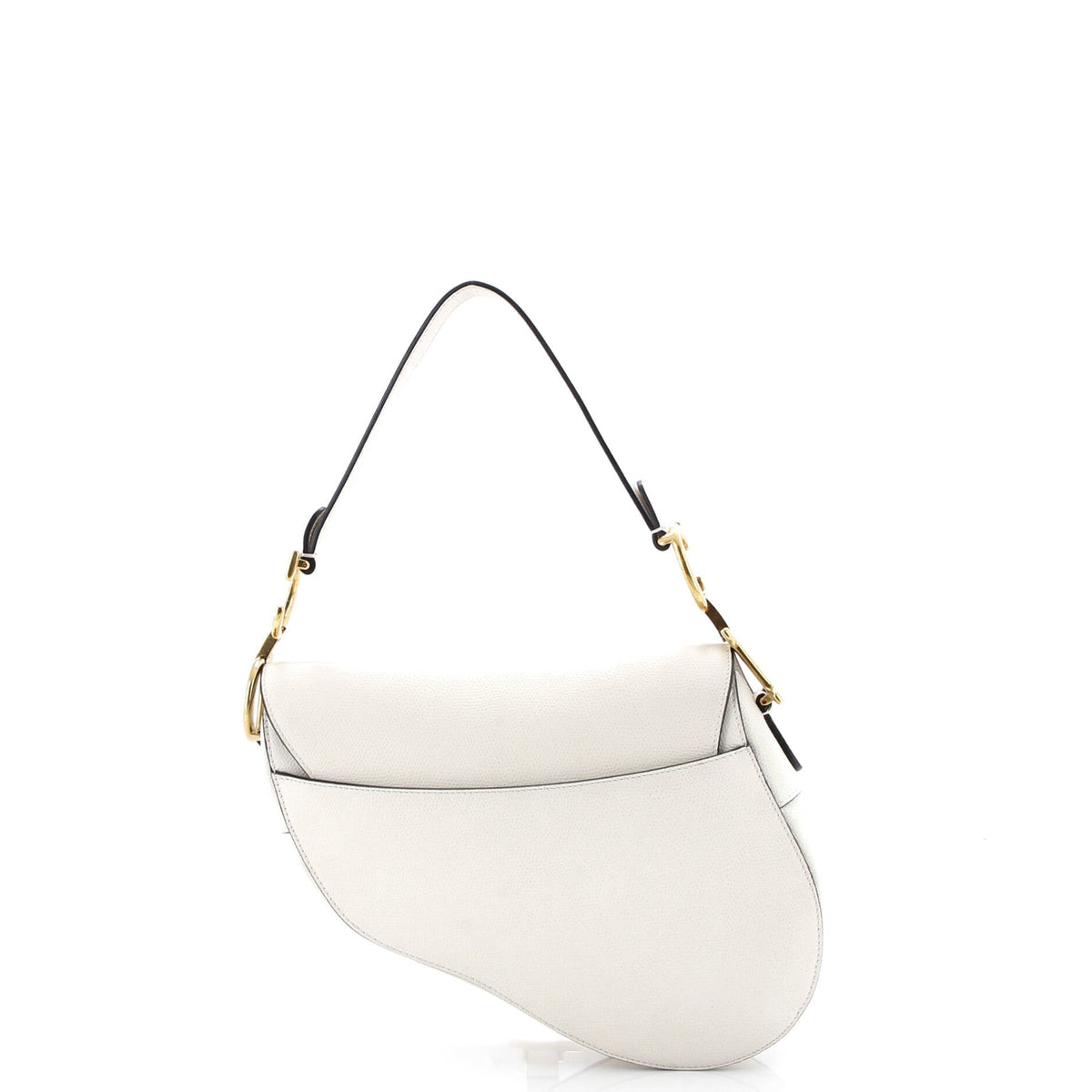 Saddle Handbag Leather Medium