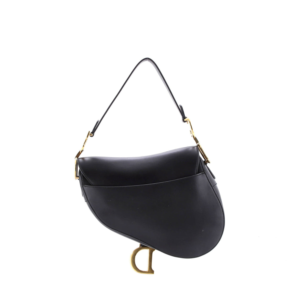 Saddle Handbag Leather Medium