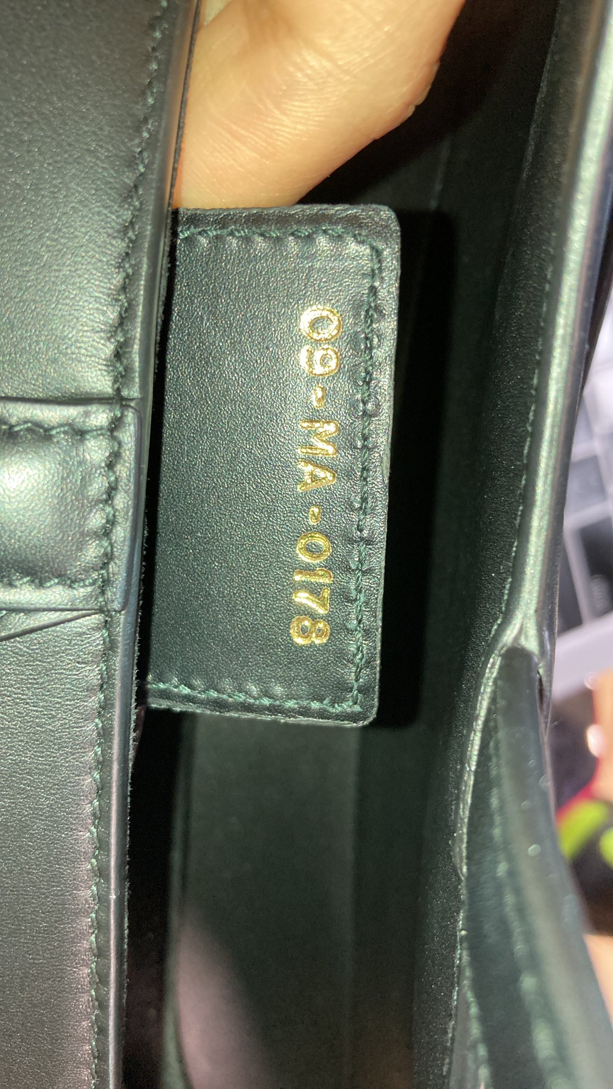 Saddle Handbag Leather Medium