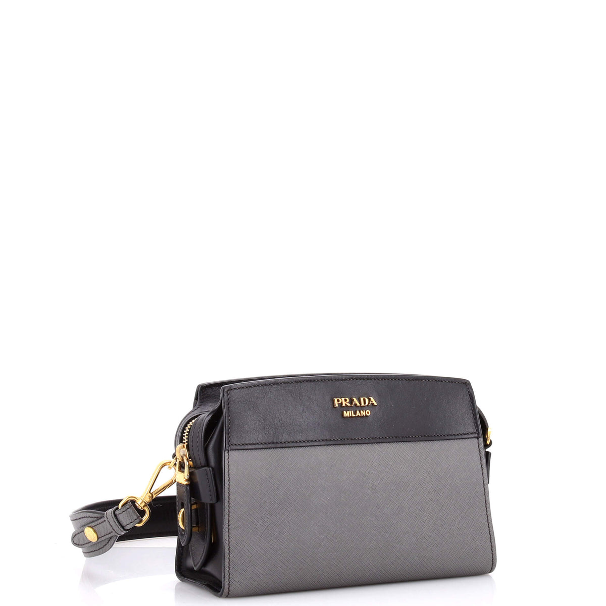 Esplanade Crossbody Bag Saffiano with City Calf Small