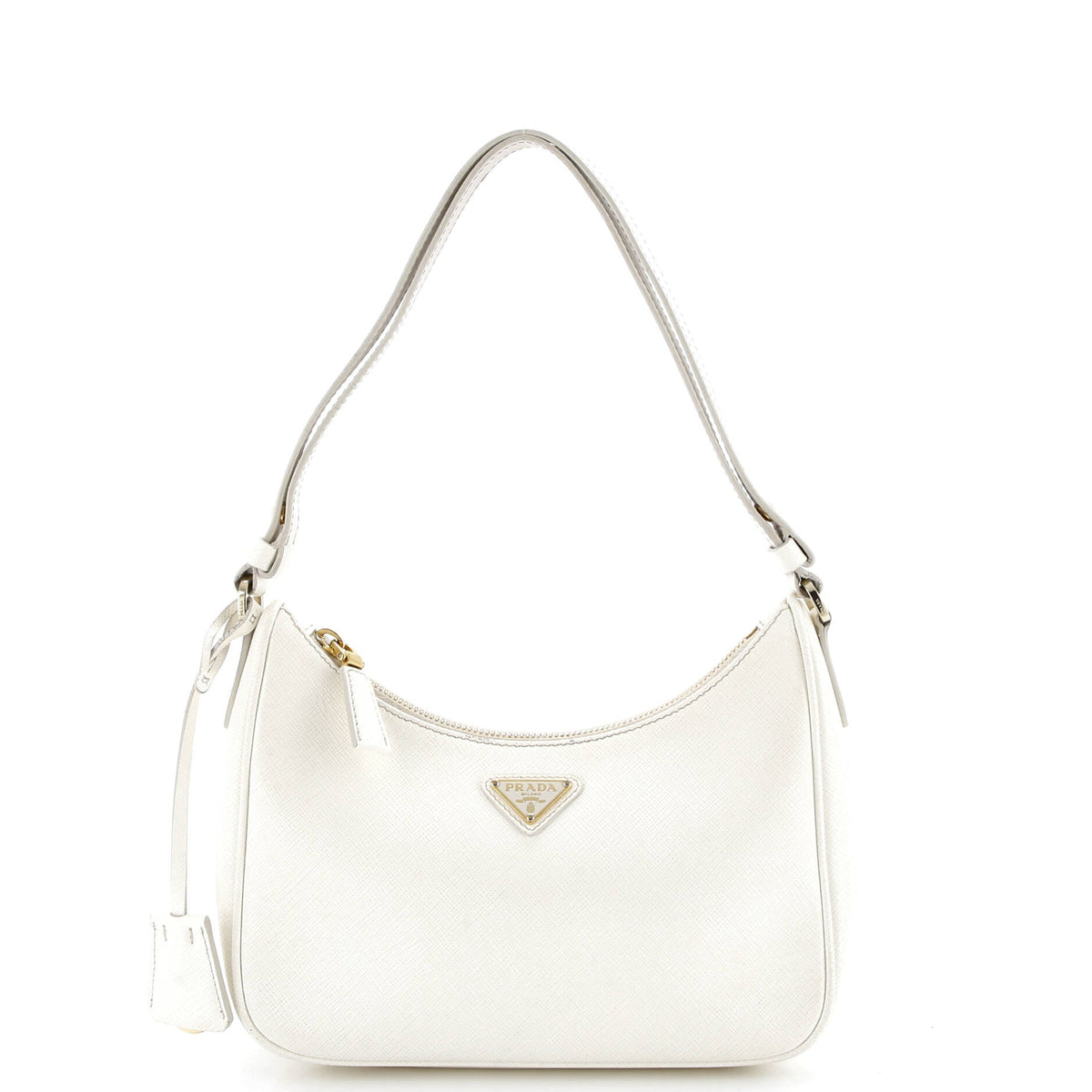 Re-Edition Hobo Saffiano Leather Mini
