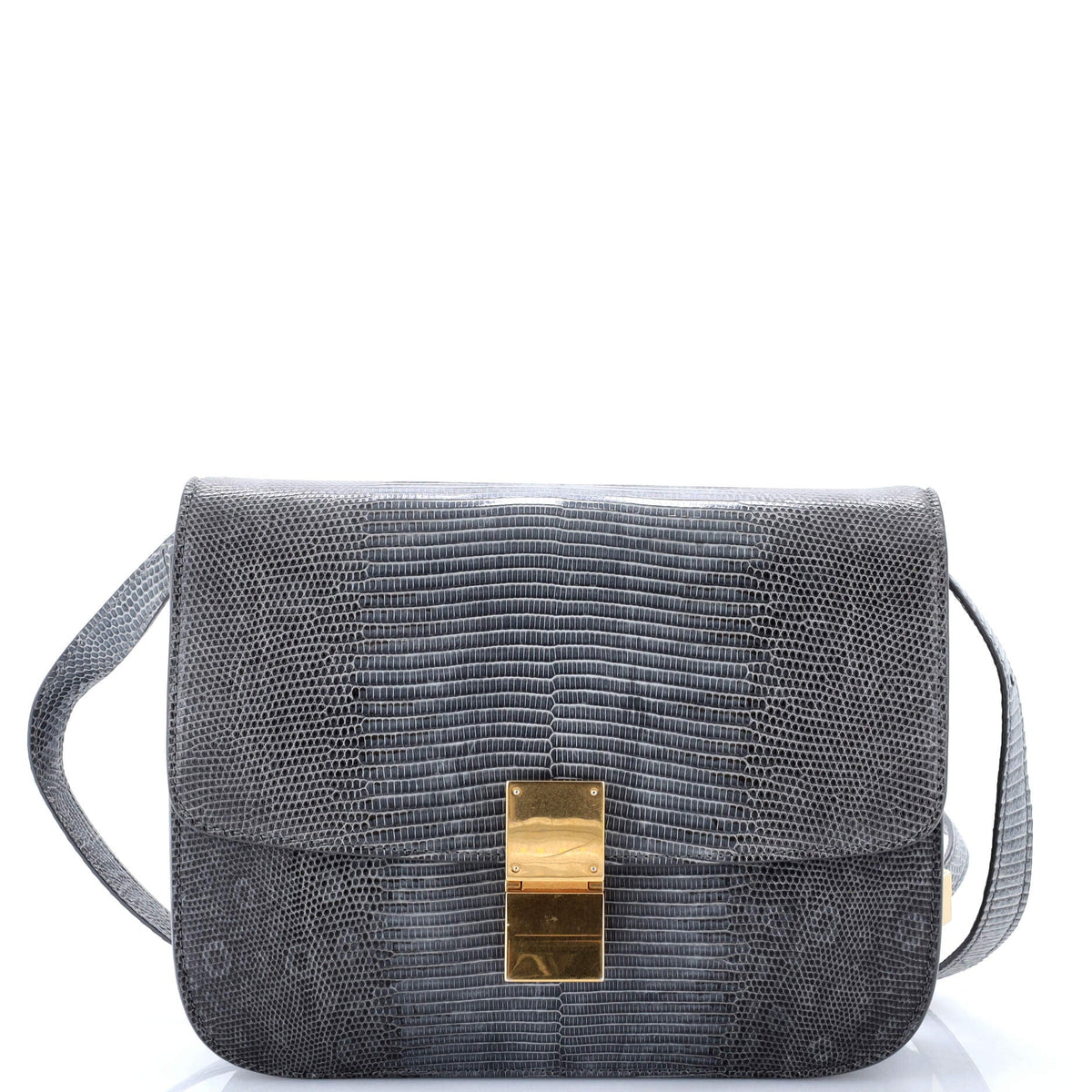 Classic Box Bag Lizard Medium