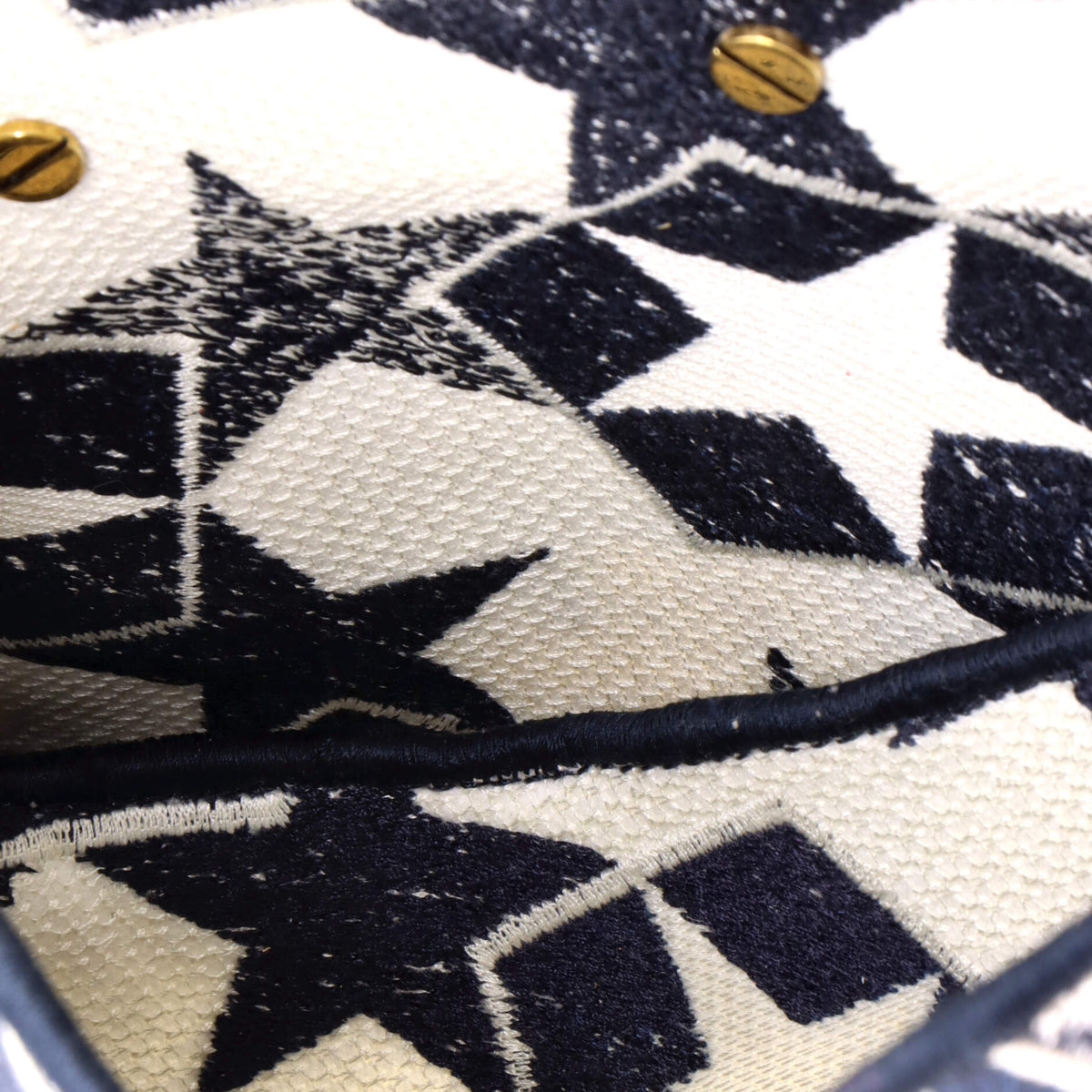 Saddle Bag Logo Embroidered Canvas Medium
