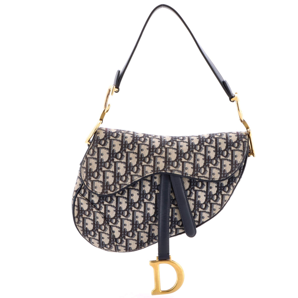 Saddle Handbag Oblique Canvas Medium