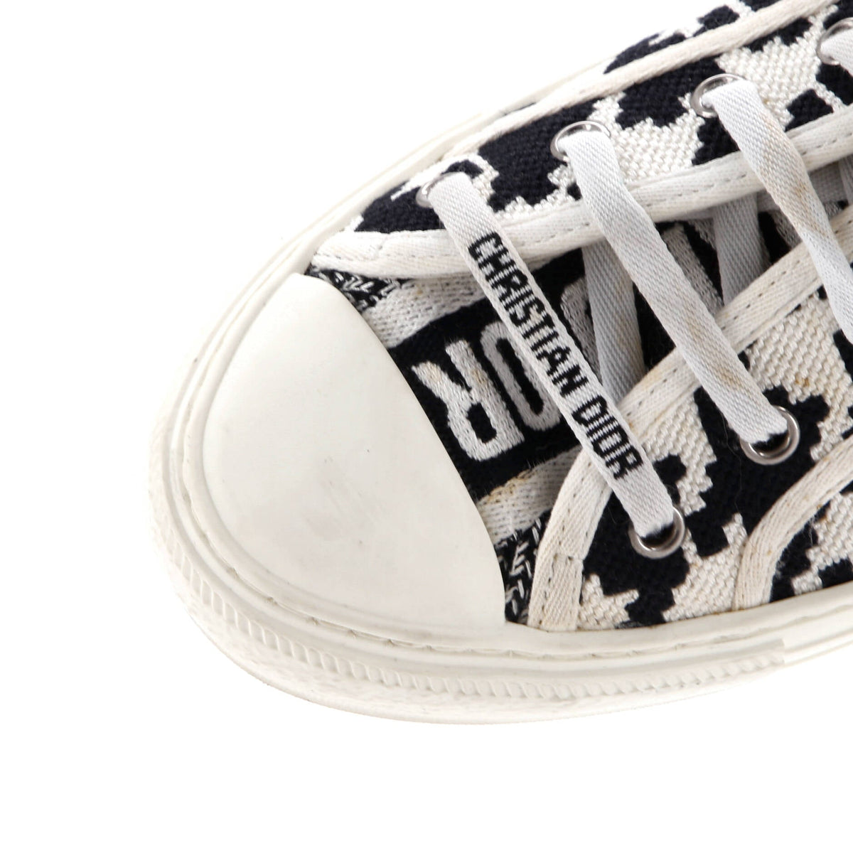 Women's Walk'N'Dior Sneakers Houndstooth Embroidered Canvas