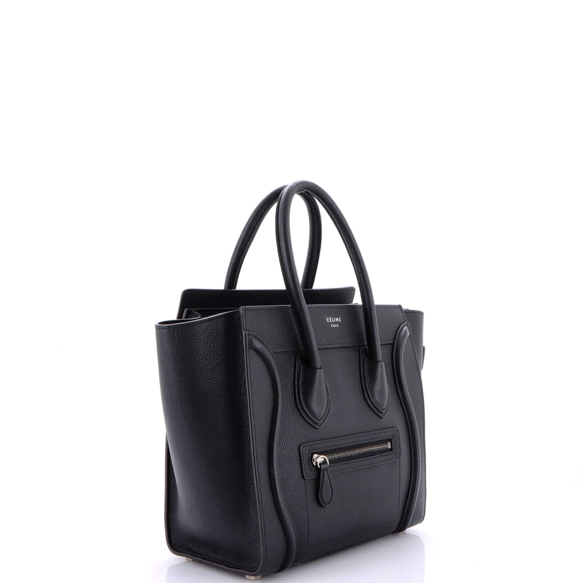 Luggage Bag Grainy Leather Micro