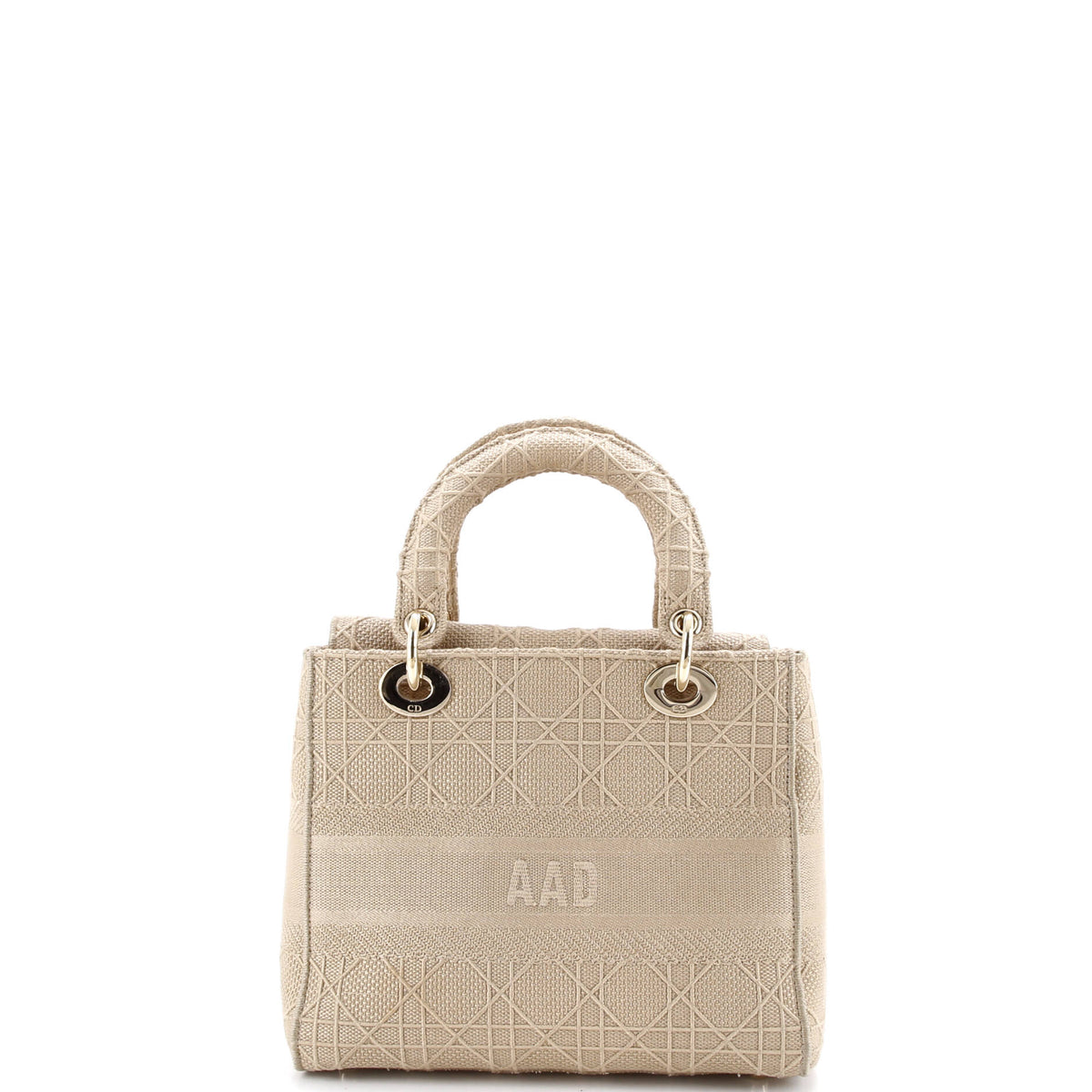 Lady D-Lite Bag Cannage Embroidered Canvas Medium