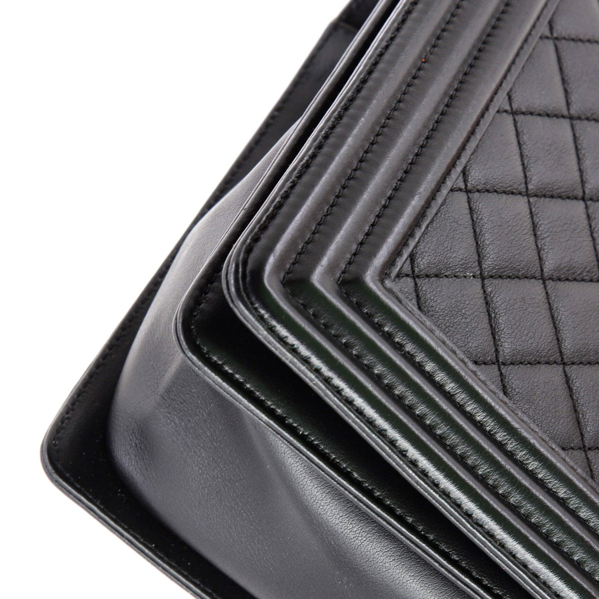 So Black Boy Flap Bag Quilted Lambskin New Medium