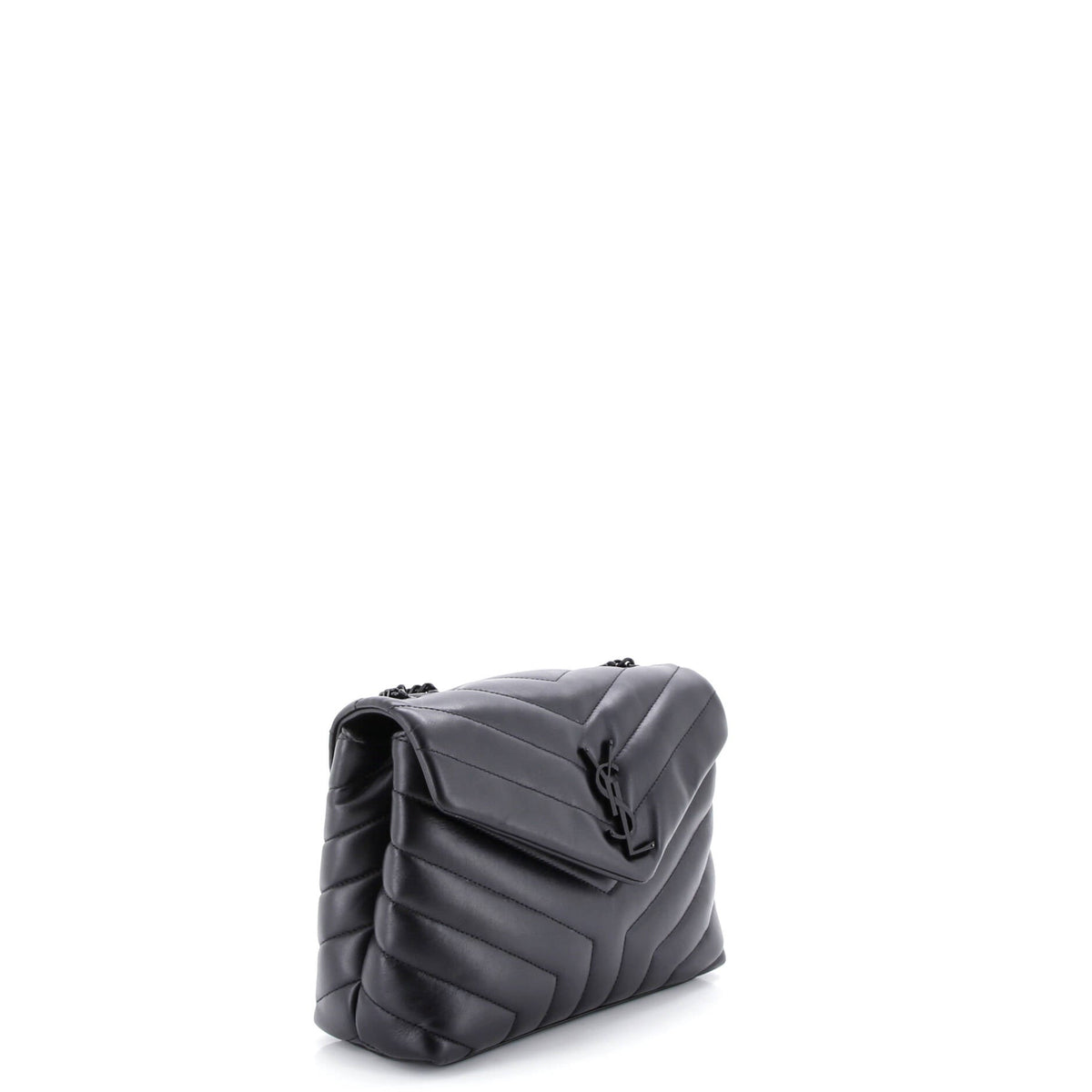 Loulou Shoulder Bag Matelasse Chevron Leather Small