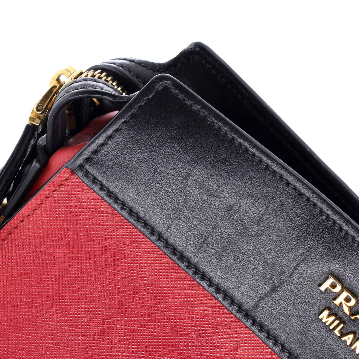 Esplanade Crossbody Bag Saffiano with City Calf Small