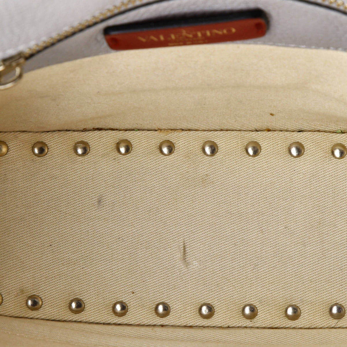 Rockstud Saddle Crossbody Bag Leather Small