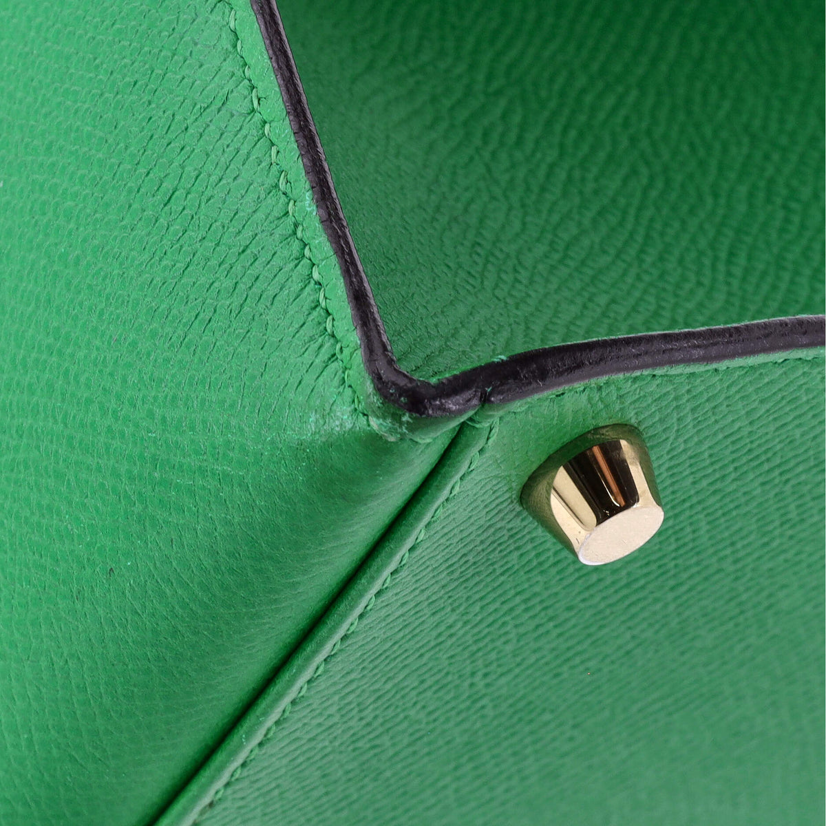 Kelly Handbag Bamboo Epsom with Gold Hardware 32