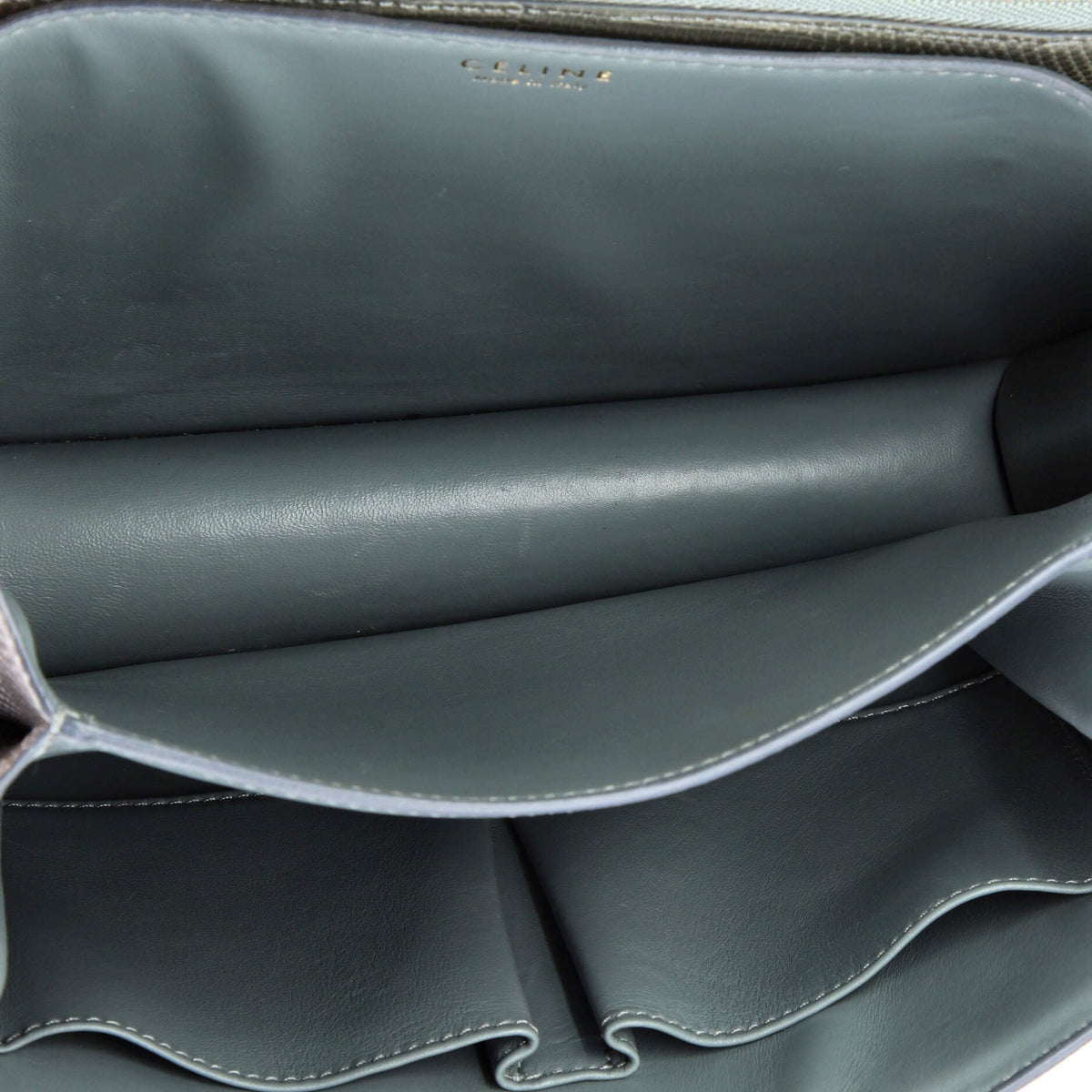 Classic Box Bag Lizard Medium