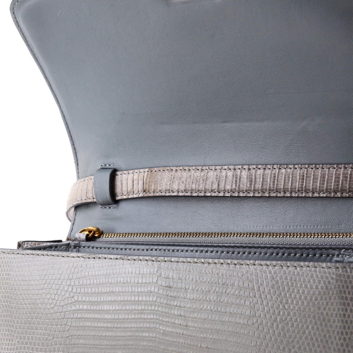 Classic Box Bag Lizard Medium