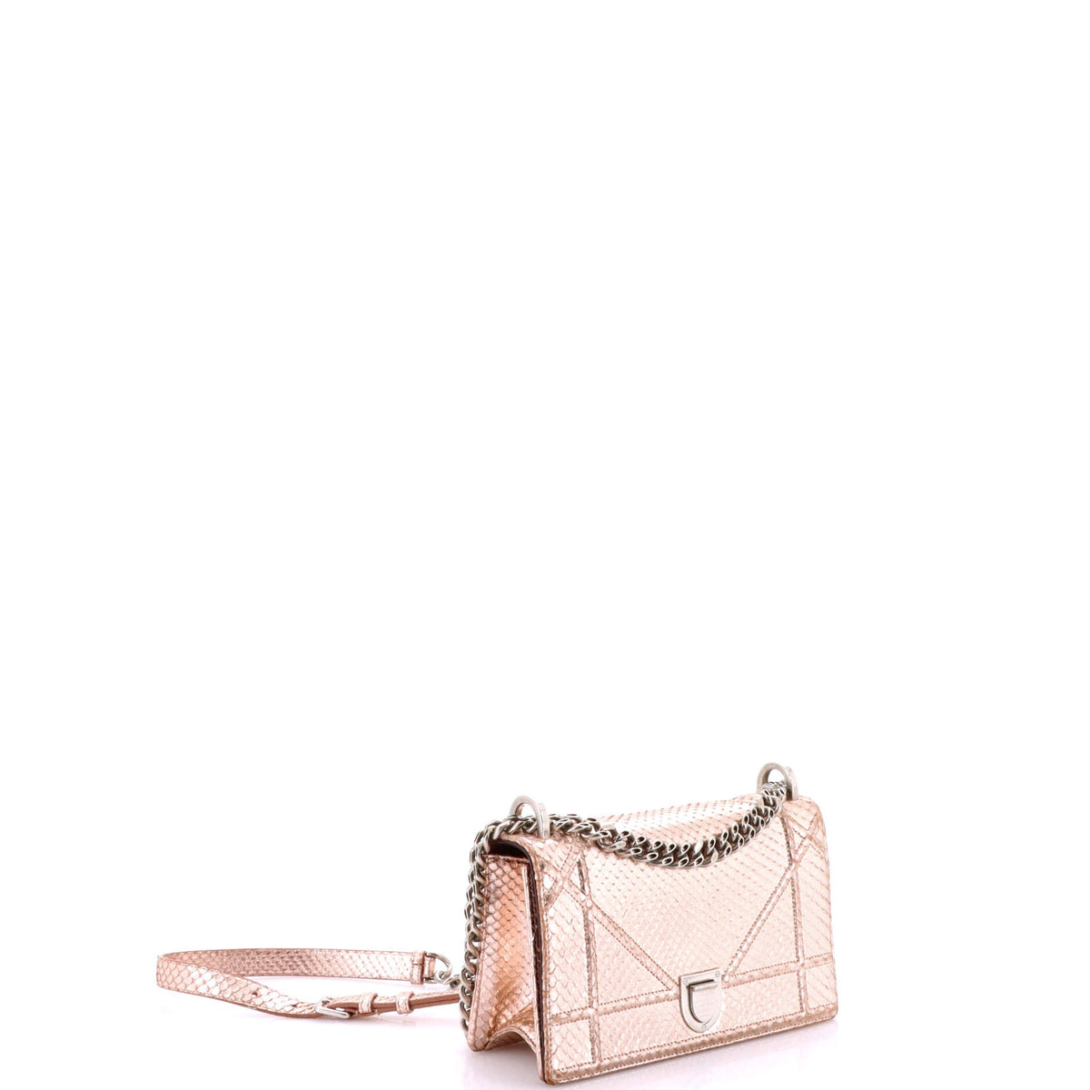 Diorama Flap Bag Python Small