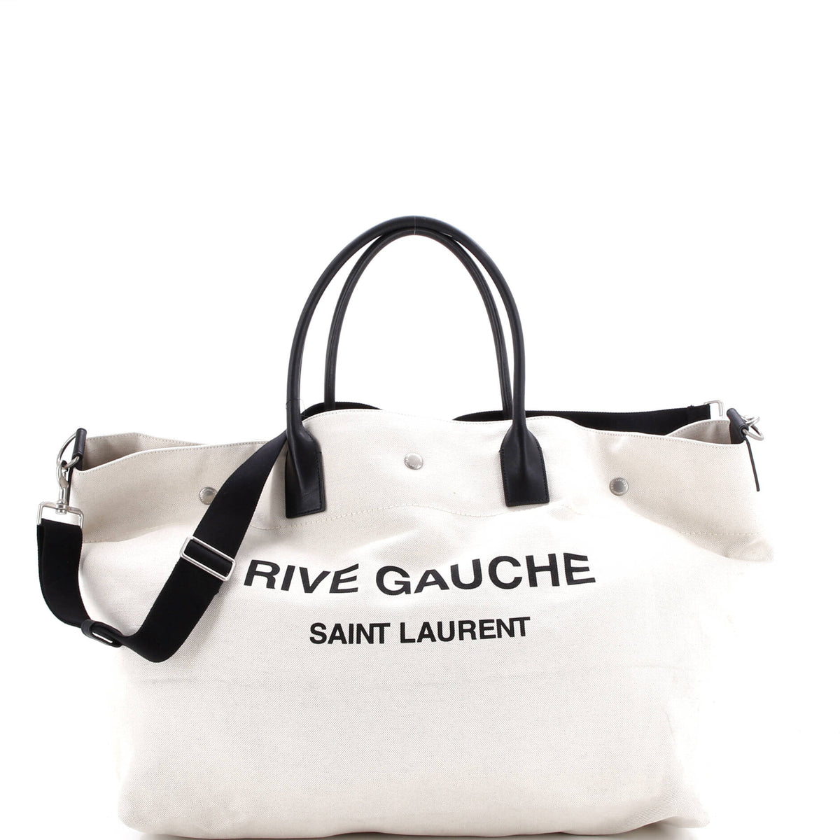 Rive Gauche Shopper Tote Canvas Maxi