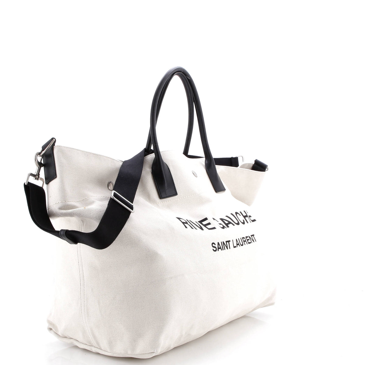 Rive Gauche Shopper Tote Canvas Maxi